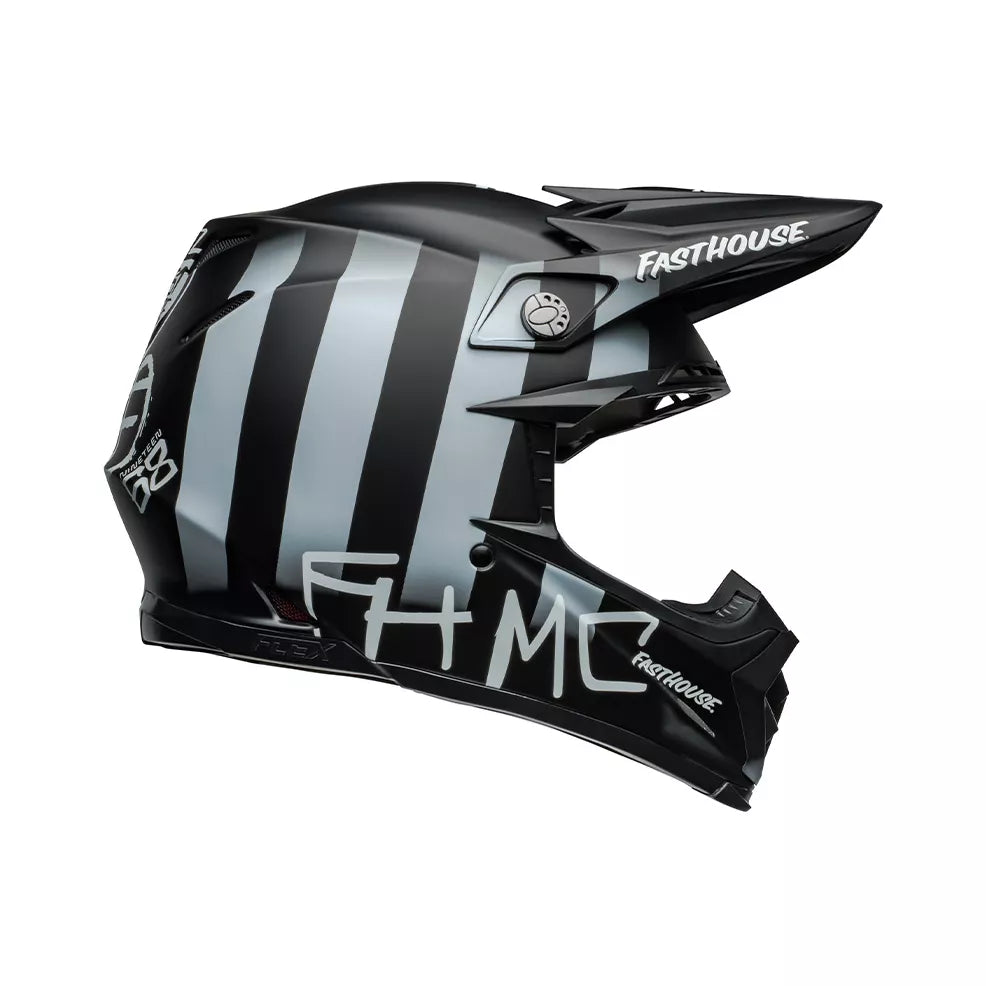 Casco Bell 9s-Flex FASTHOUSE MC CORE NERO/GIALLO OPACO