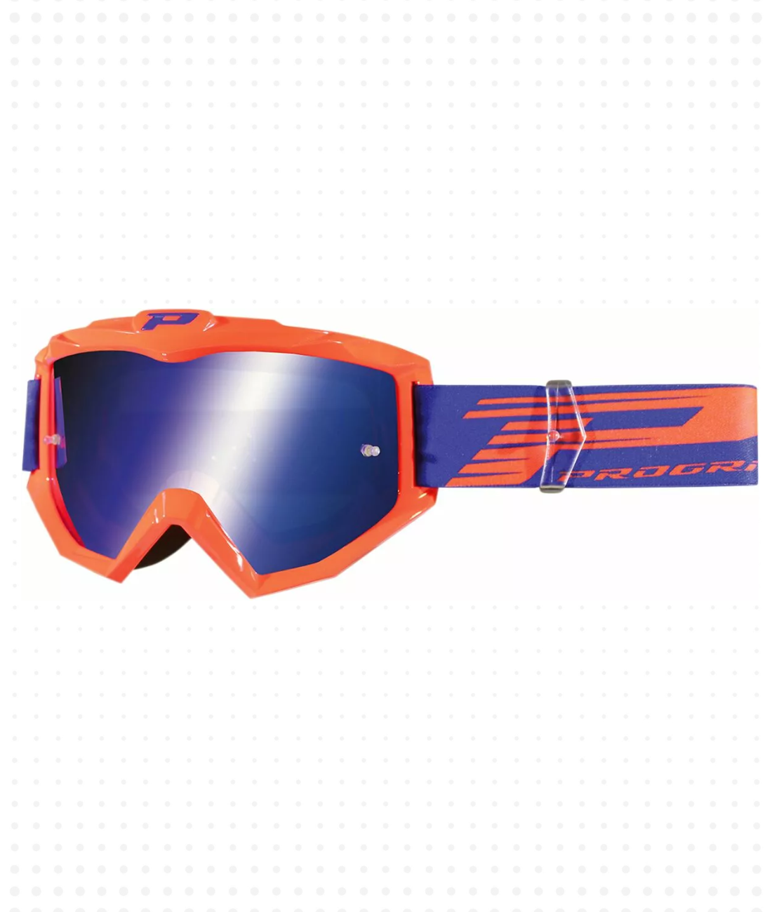 Maschera Pro Grip Atzaki 3201FL Blu e Arancione