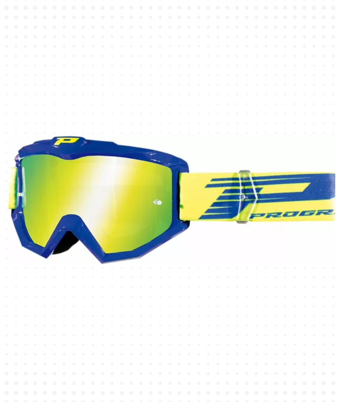 Maschera Pro Grip Atzaki 3201FL Blu e Giallo