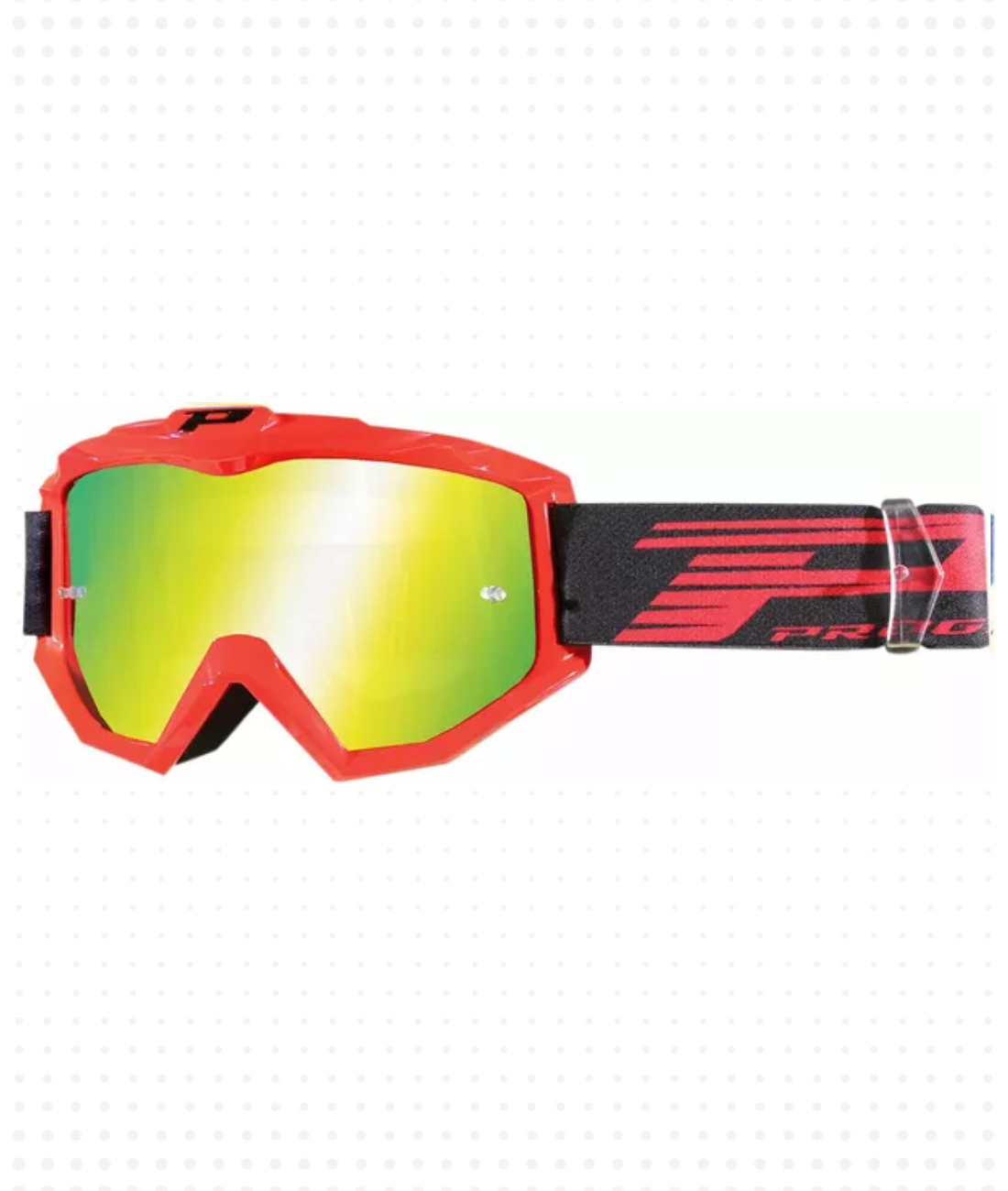 Maschera Pro Grip Atzaki 3201FL Rosso e Nero