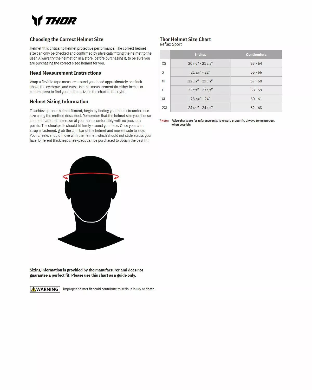 Casco Thor Reflex Sport Strike