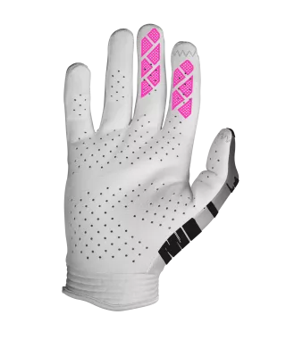 Guanto Seven MX Zero Bianco Rosa