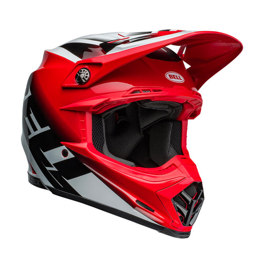 Casco Bell 9s-Flex RAIL ROSSO/BIANCO
