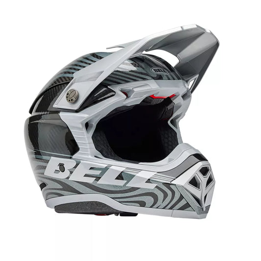 Casco Bell Moto-10 Spherical 2025 Argento Grigio