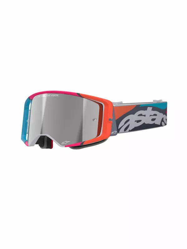 Maschera MX Alpinestars Supertech Strea Mirror Silver