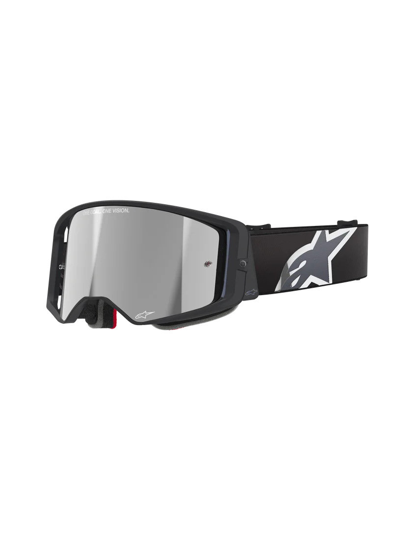 Maschera MX Alpinestars Supertech Nera Mirror Grey