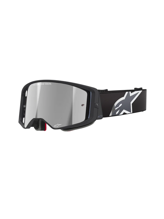 Maschera MX Alpinestars Supertech Nera Mirror Grey