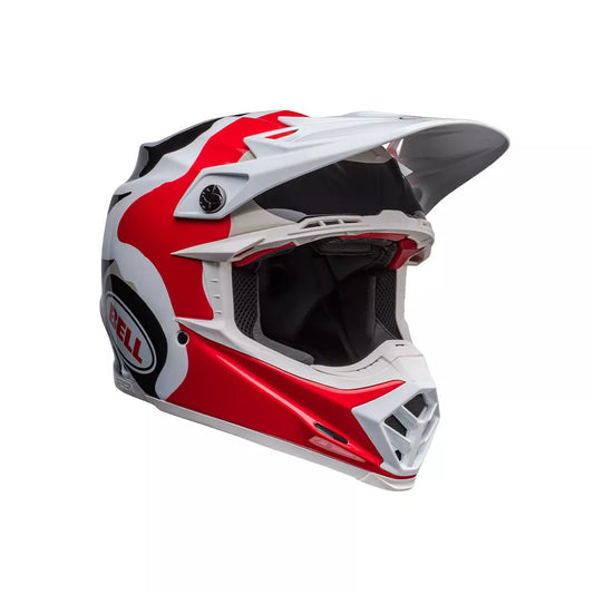 Casco Bell 9s-Flex HELLO COUSTEAU REEF BIANCO/ROSSO OPACO