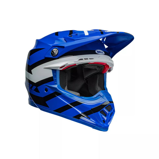 Casco Bell 9s-Flex BANSHEE BLU/BIANCO