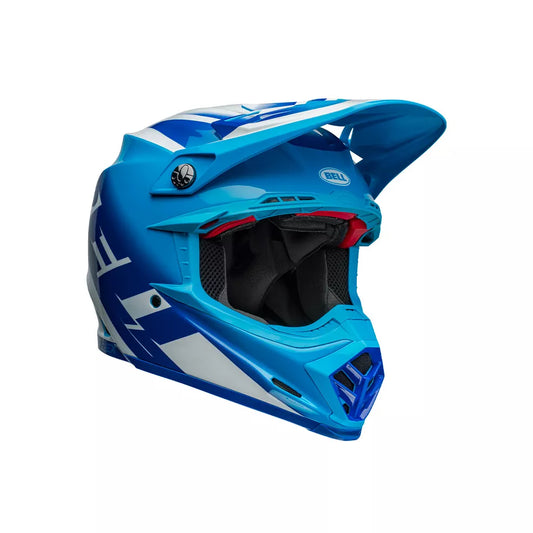 Casco Bell 9s-Flex RAIL BLU/BIANCO