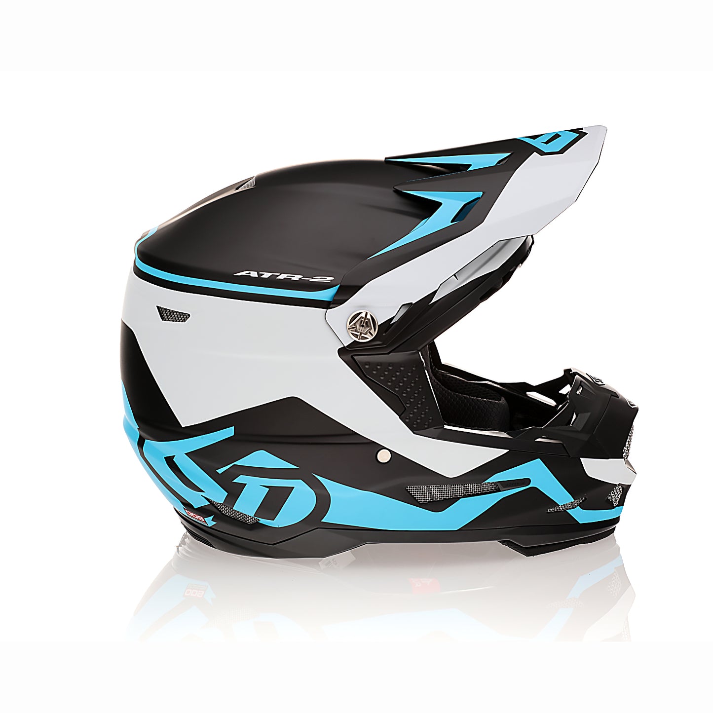 Casco 6D ATR-2 DRIVE NEON Cyan Opaco