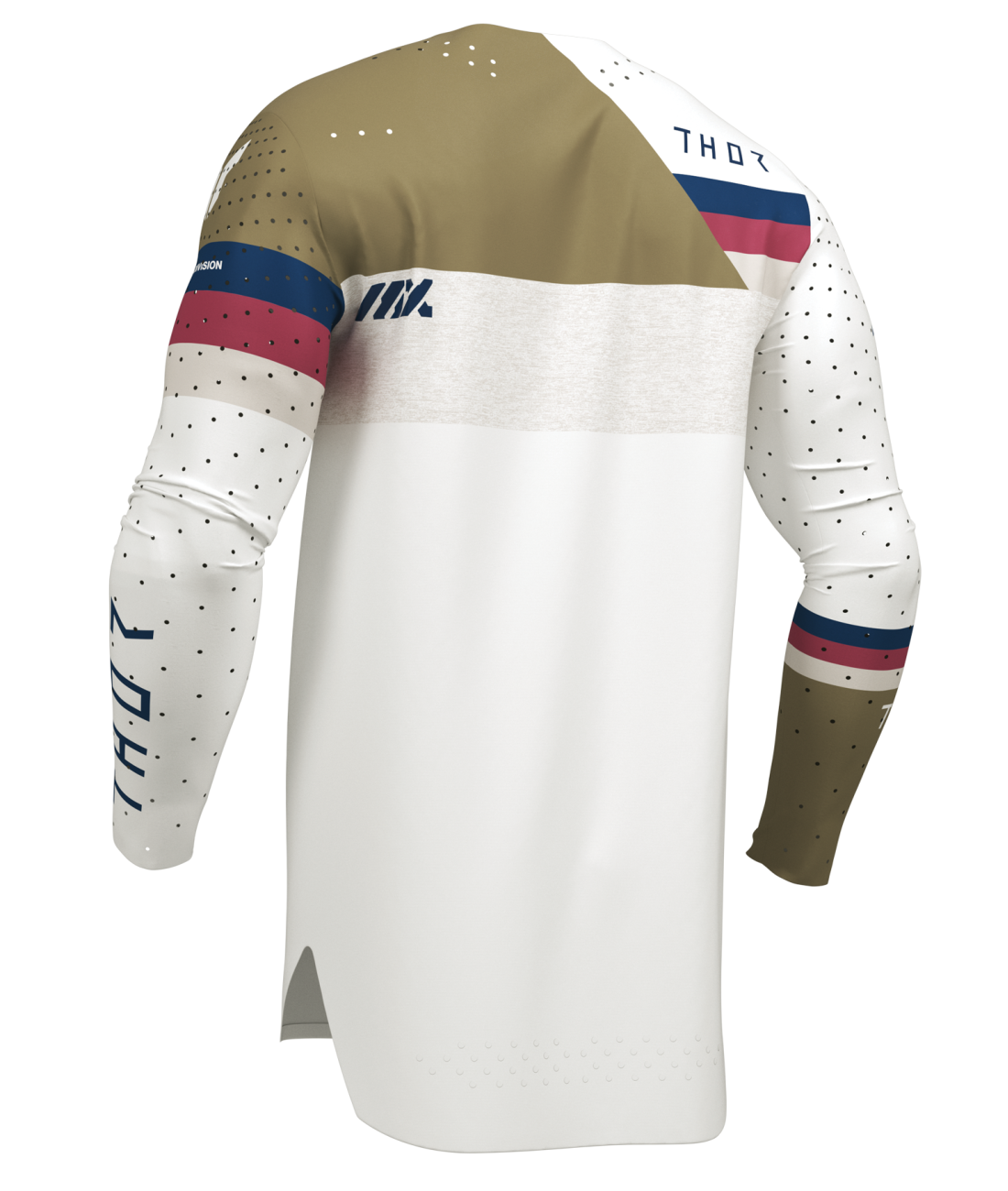 Maglia Jersey Sportmode League Bianco e Marrone chiaro