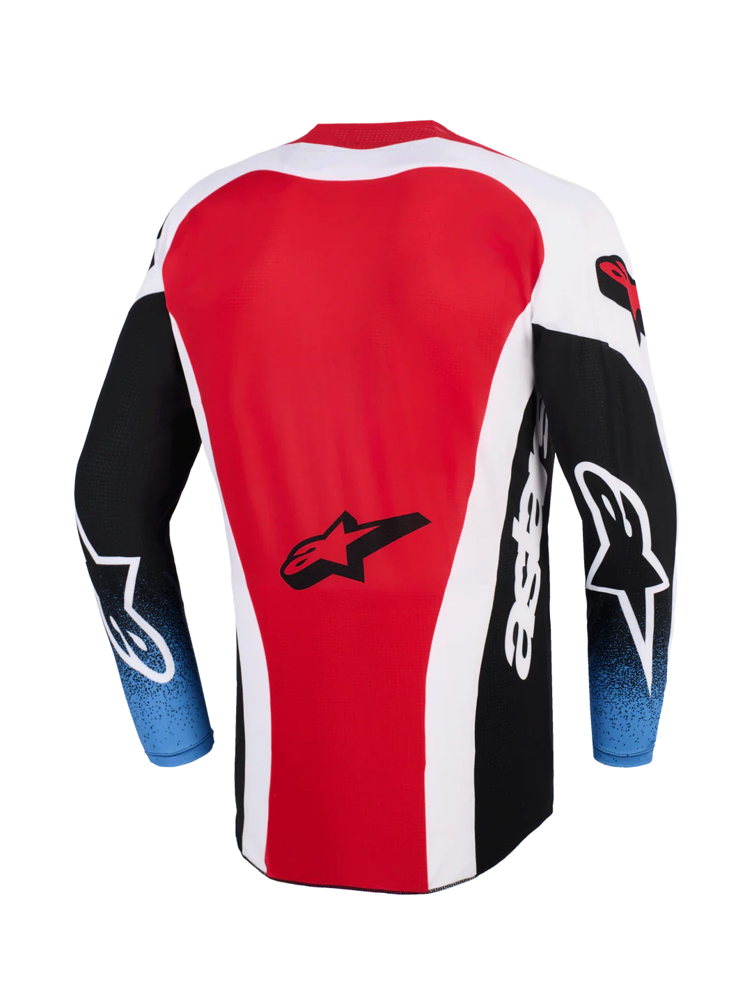 Maglia Alpinestars Techstar Knif Nero, Rosso, Bianco