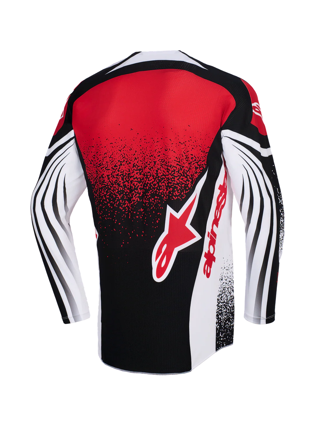 Maglia Alpinestars Techstar Nomur Nero, Rosso, Bianco