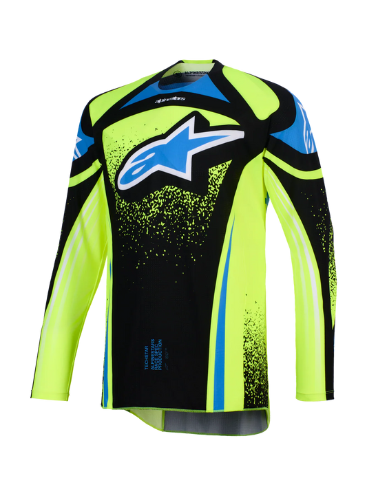 Maglia Alpinestars Techstar Nomur Blu, Giallo, Blu marino