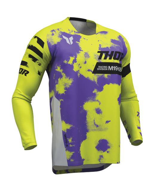 Maglia Thor Launchmode Bleach Grigio Lime