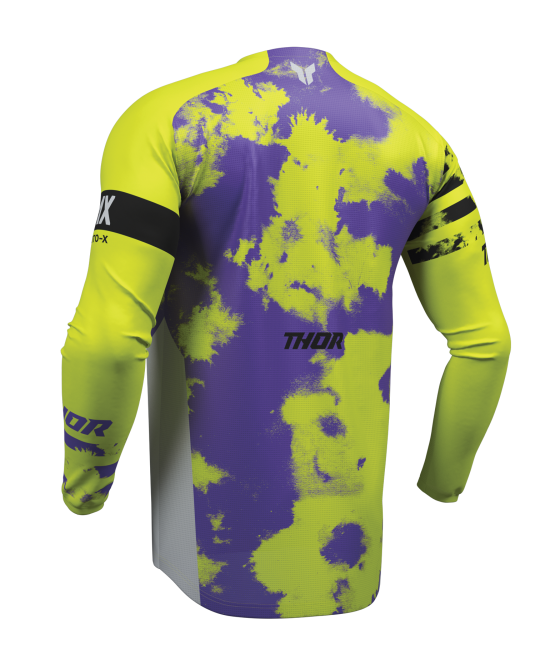 Maglia Thor Launchmode Bleach Grigio Lime