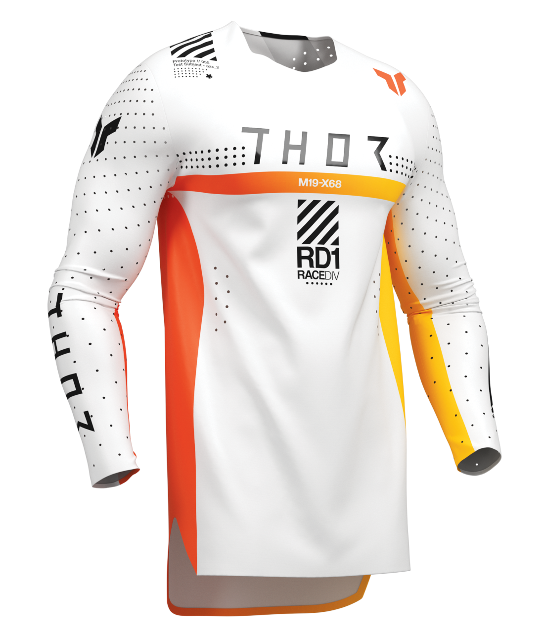 Maglia Thor Sportmode Synth Giallo Bianco