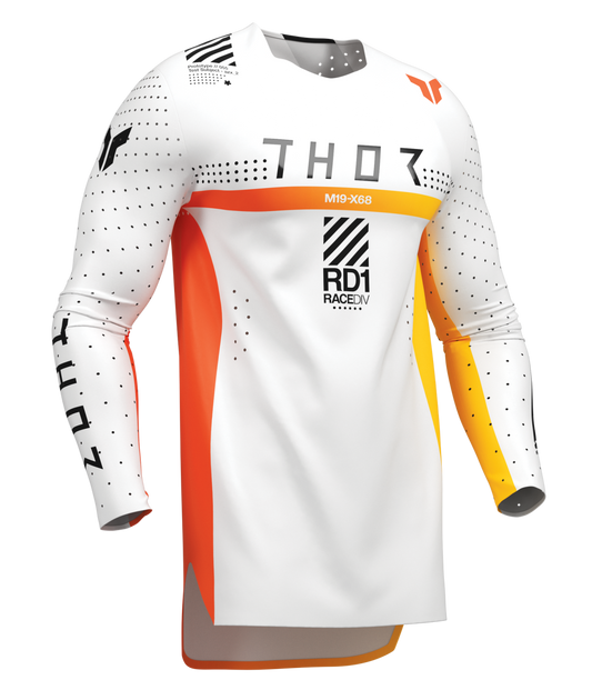 Maglia Thor Sportmode Synth Giallo Bianco