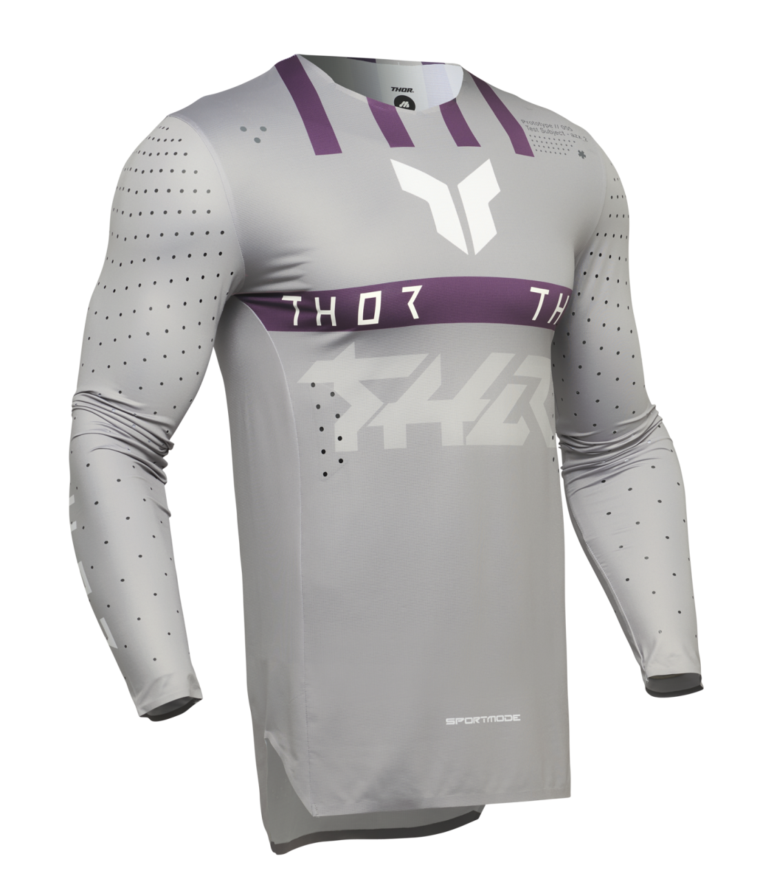 Maglia Thor Sportmode Flite Grigio e Viola