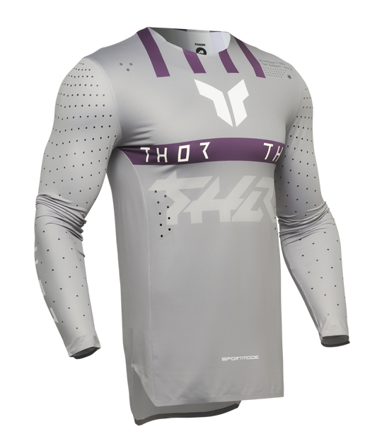 Maglia Thor Sportmode Flite Grigio e Viola