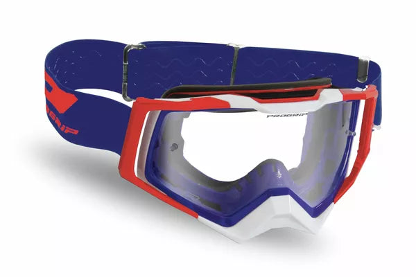 Maschera Pro Grip 3309 Rapid Rosso e Blu