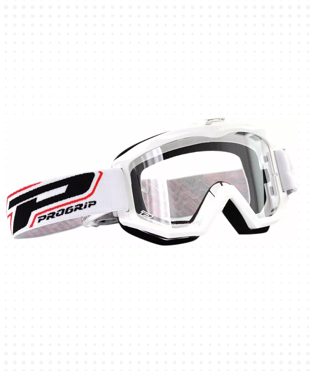Maschera Pro Grip Raceline 3201 Atzaki Bianco