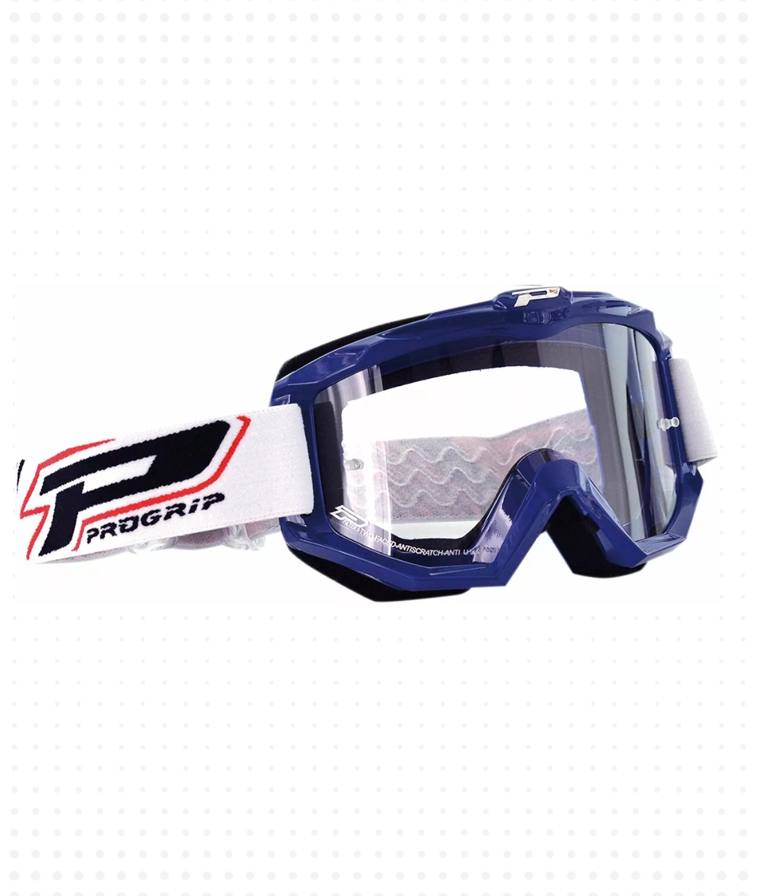 Maschera Pro Grip Raceline 3201 Atzaki Blu