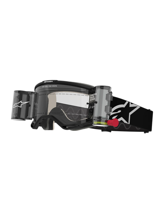 Maschera Alpinestars Vision 5 Corp Nera con sistema roll-off