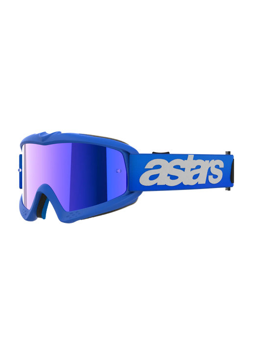 Maschera Alpinestars Bambini Vision Blaze Blu Mirror Blu