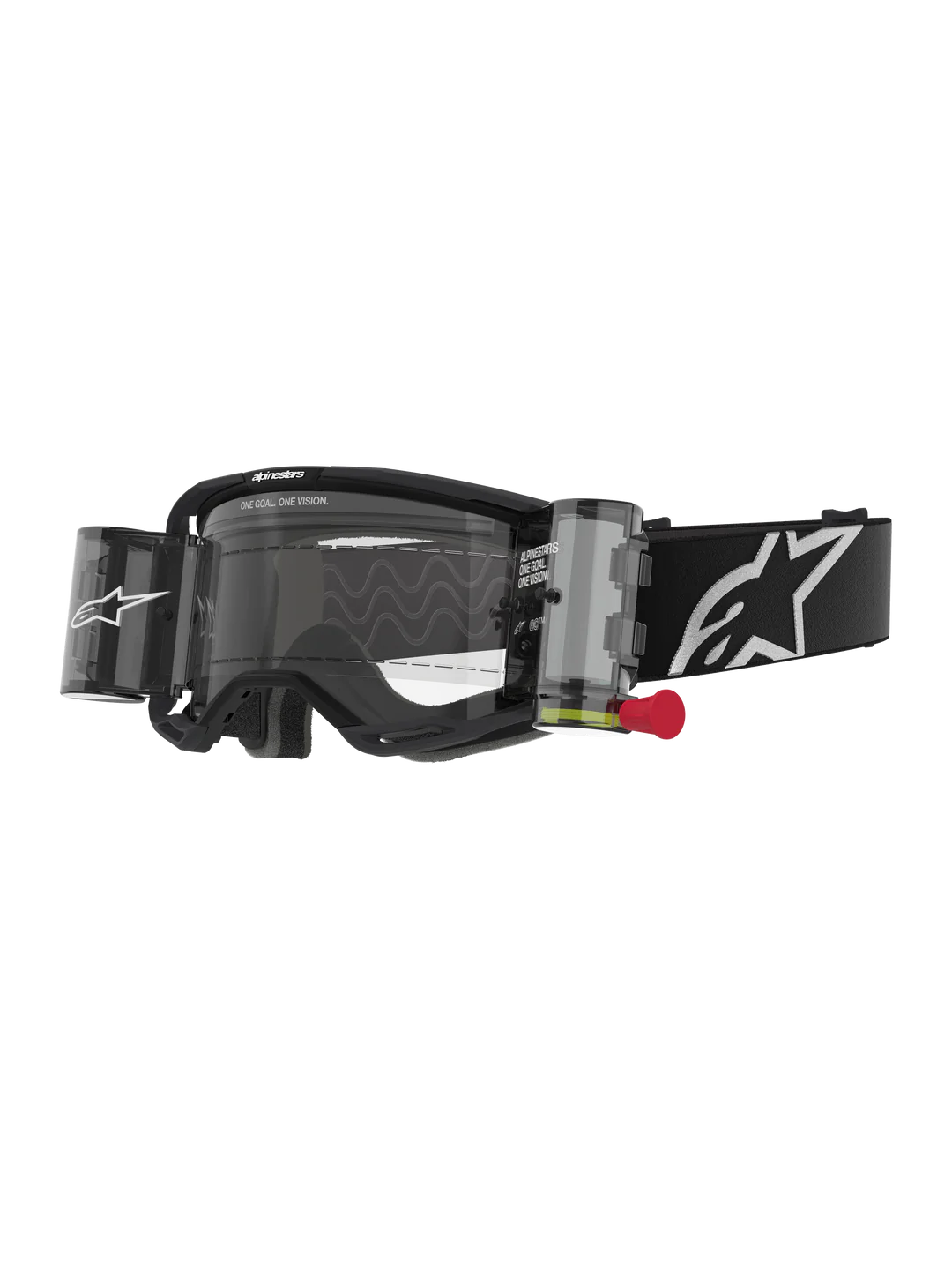 Maschera Alpinestars Vision 8 Corp Roll Off Nera
