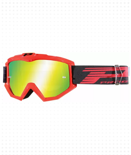 Maschera Pro Grip Atzaki 3201FL Rosso e Nero