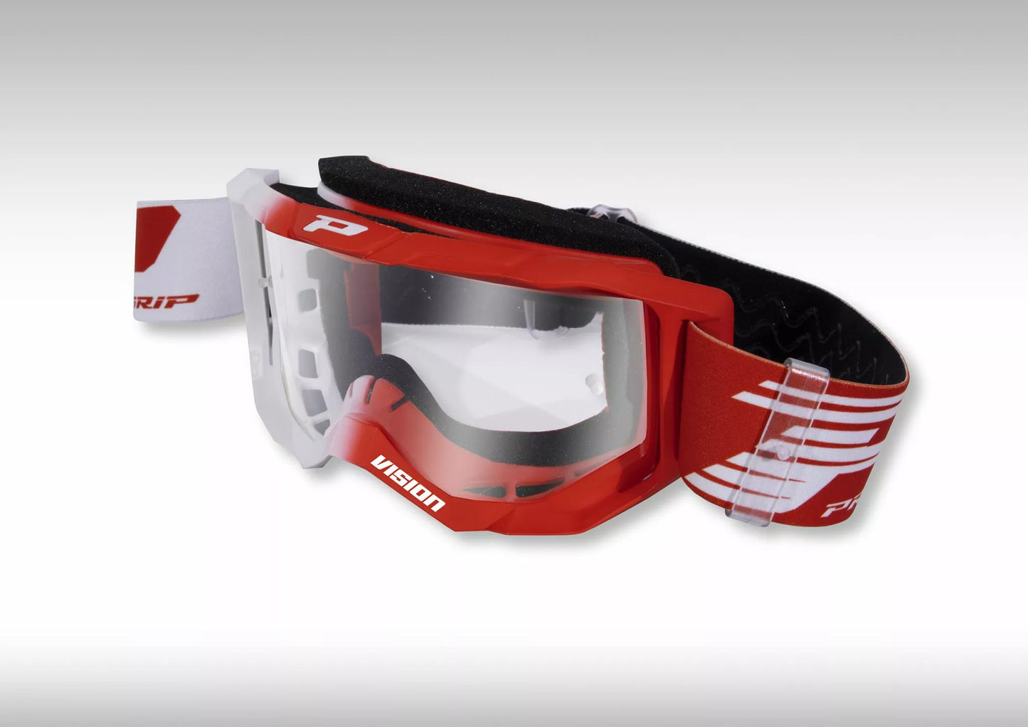 Maschera Pro Grip 3300 Rosso e Bianco