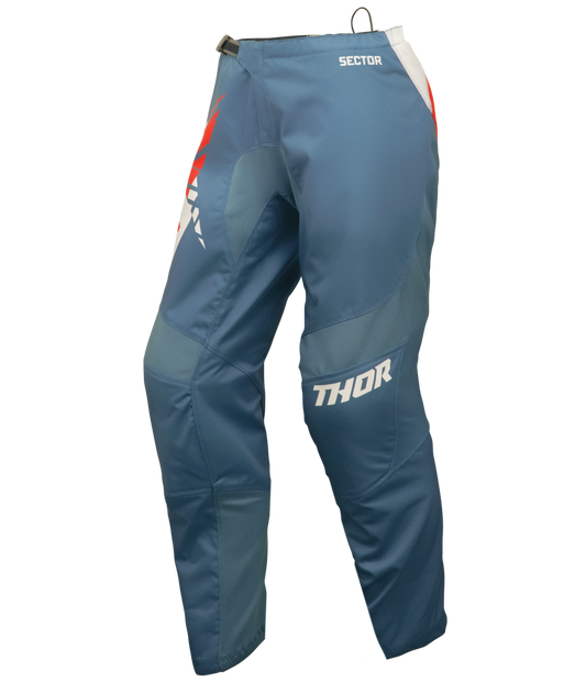 Pantalone Thor Woman Sector Split Blu e Bianco