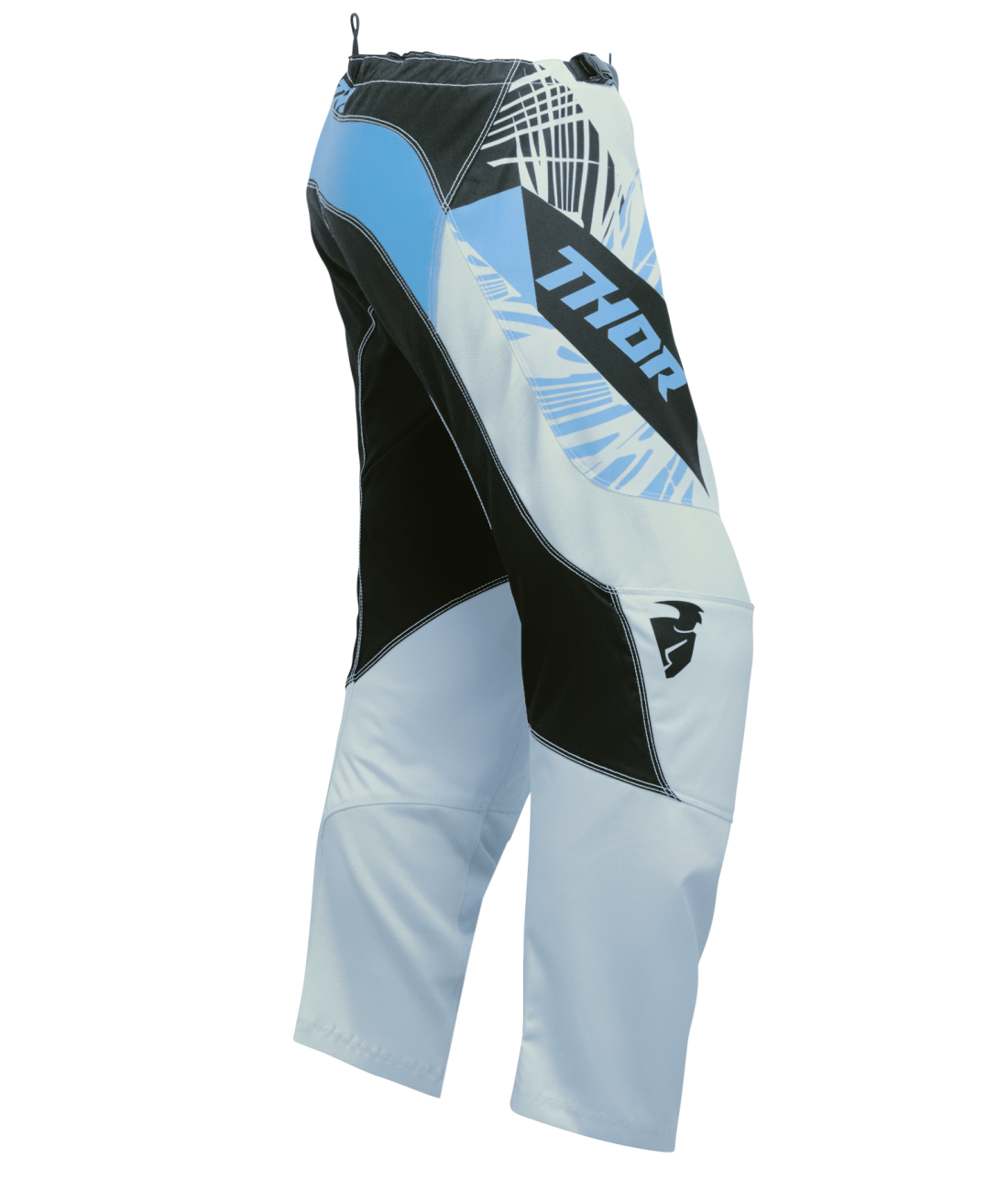 Pantalone Thor Woman Sector Split Nero e Blu