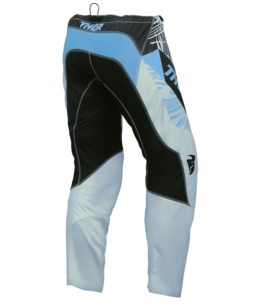 Pantalone Thor Woman Sector Split Nero e Blu