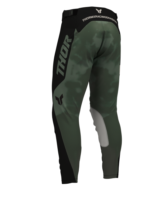 Pantaloni Thor Launchmode Bleach Verde Mimetico Nero
