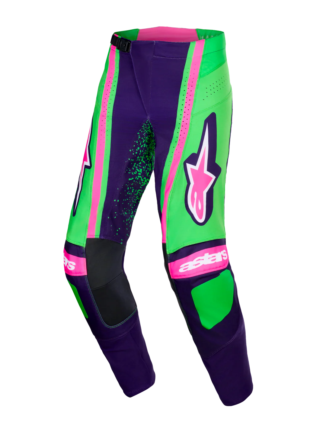 Pantaloni Alpinestars Techstar Nomur Bianco, Rosso, Viola