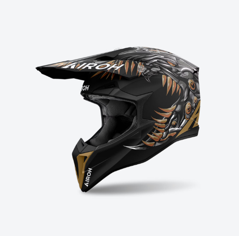 Casco Airoh WRAAAP CYBORG Opaco