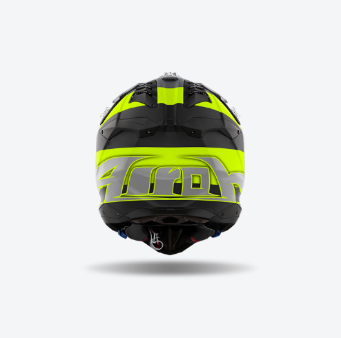 Casco Airoh AVIATOR 3 MONARCH Giallo/Grigio Opaco