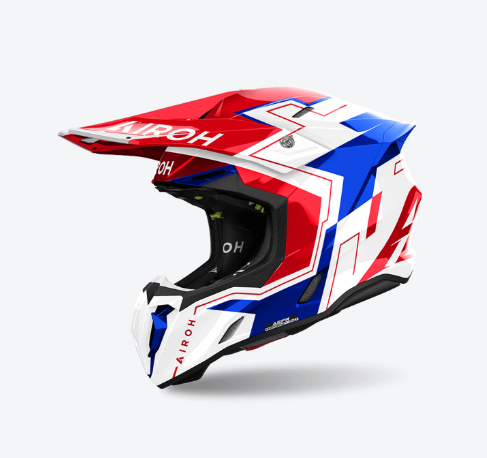 Casco Airoh TWIST 3 DIZZY Blu/Rosso