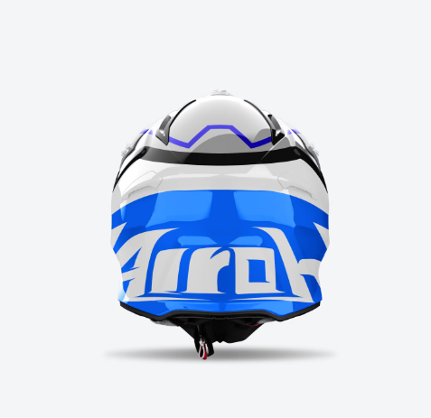 Casco Airoh AVIATOR ACE 2 GROUND Blu/Grigio Lucido