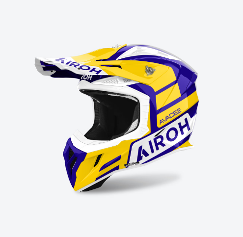 Casco Airoh AVIATOR ACE 2 SAKE Giallo Lucido