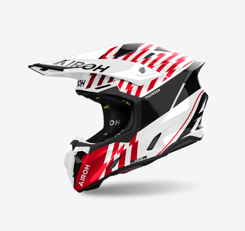 Casco Airoh TWIST 3 THUNDER Rosso Lucido