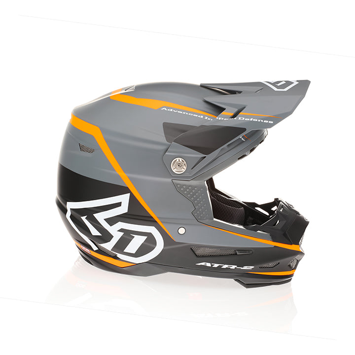 Casco 6D ATR-2 ALPHA NEON Arancio Opaco