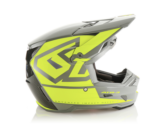 Casco 6D ATR-3 HEX Giallo Neon Lucido