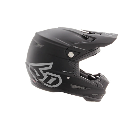 Casco 6D ATR-2  SOLID Nero Opaco