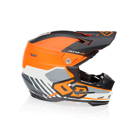 Casco 6D ATR-2 Target Arancione Opaco