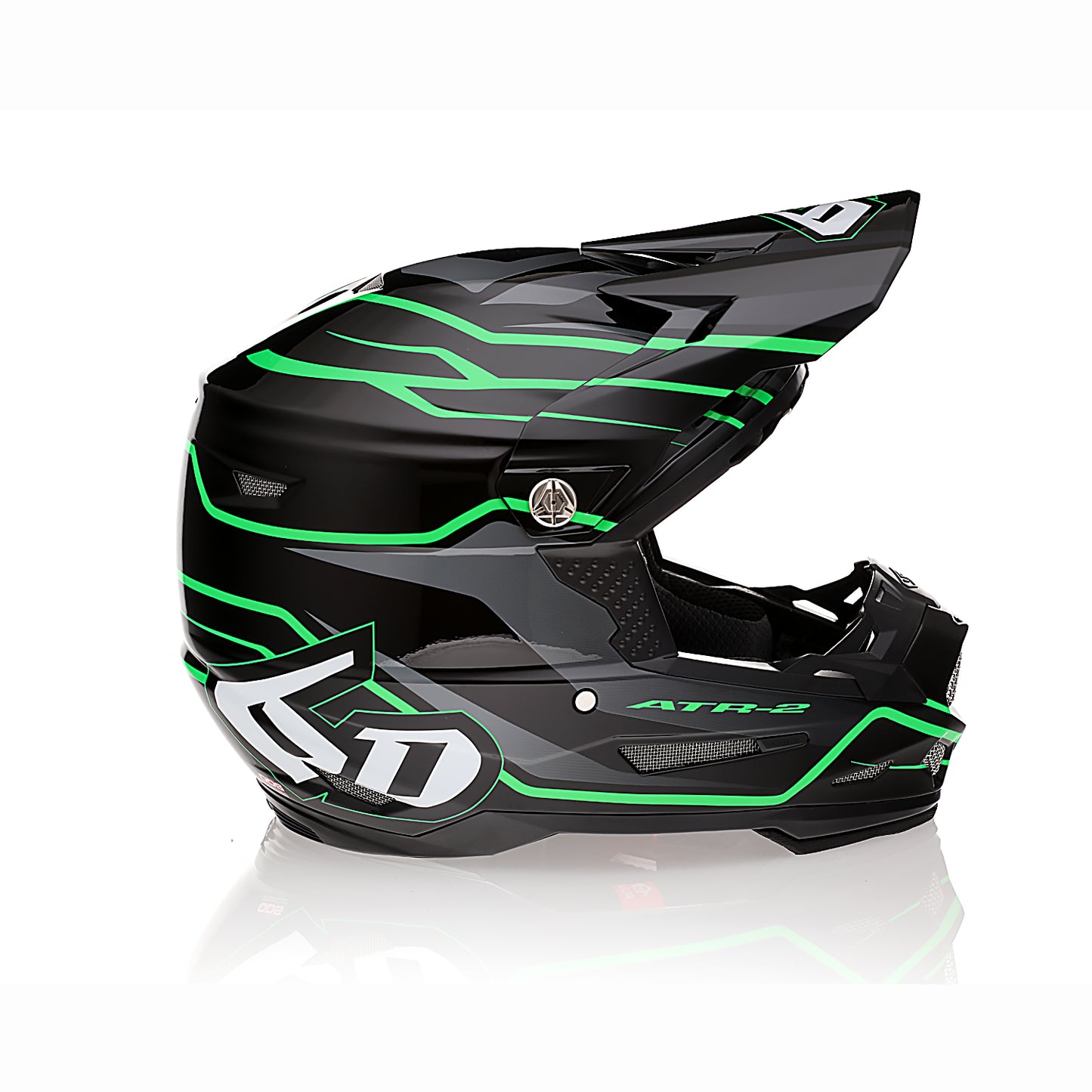 Casco 6D ATR-2 PHASE Verde Nero
