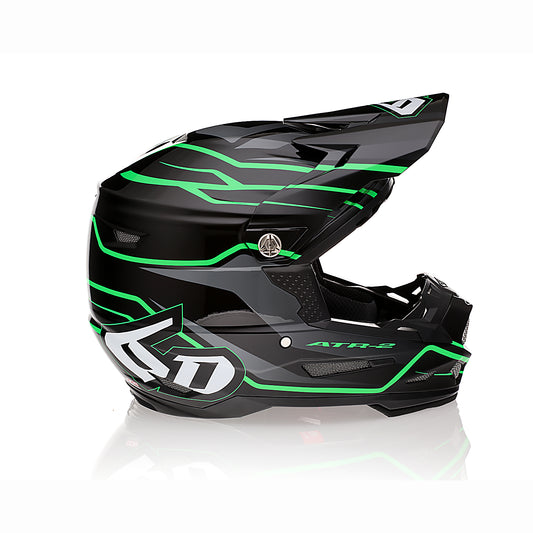 Casco 6D ATR-2 PHASE Verde Nero